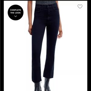 MOTHER Women's Black Ankle Jeans